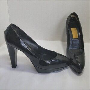 Elegant Black Women's Heels Lanvin River 2007 Size 39